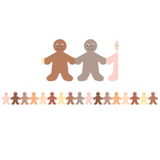 Border - 12 Strips Ea. 3"x36" - Multicultural People Die-Cut