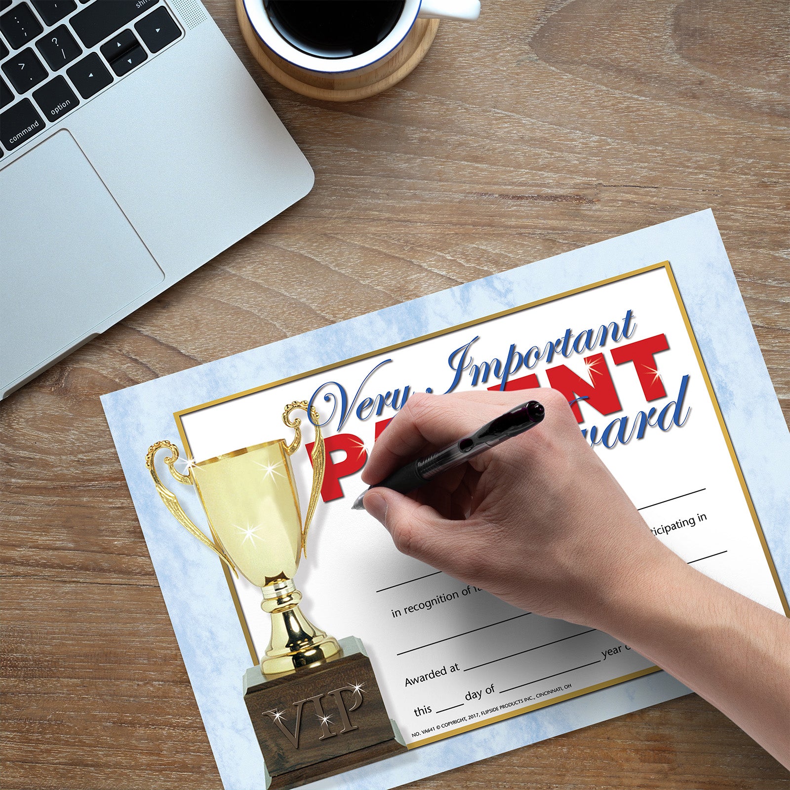 Very Important Parent Award Certificate, 8.5" x 11", Pack of 30