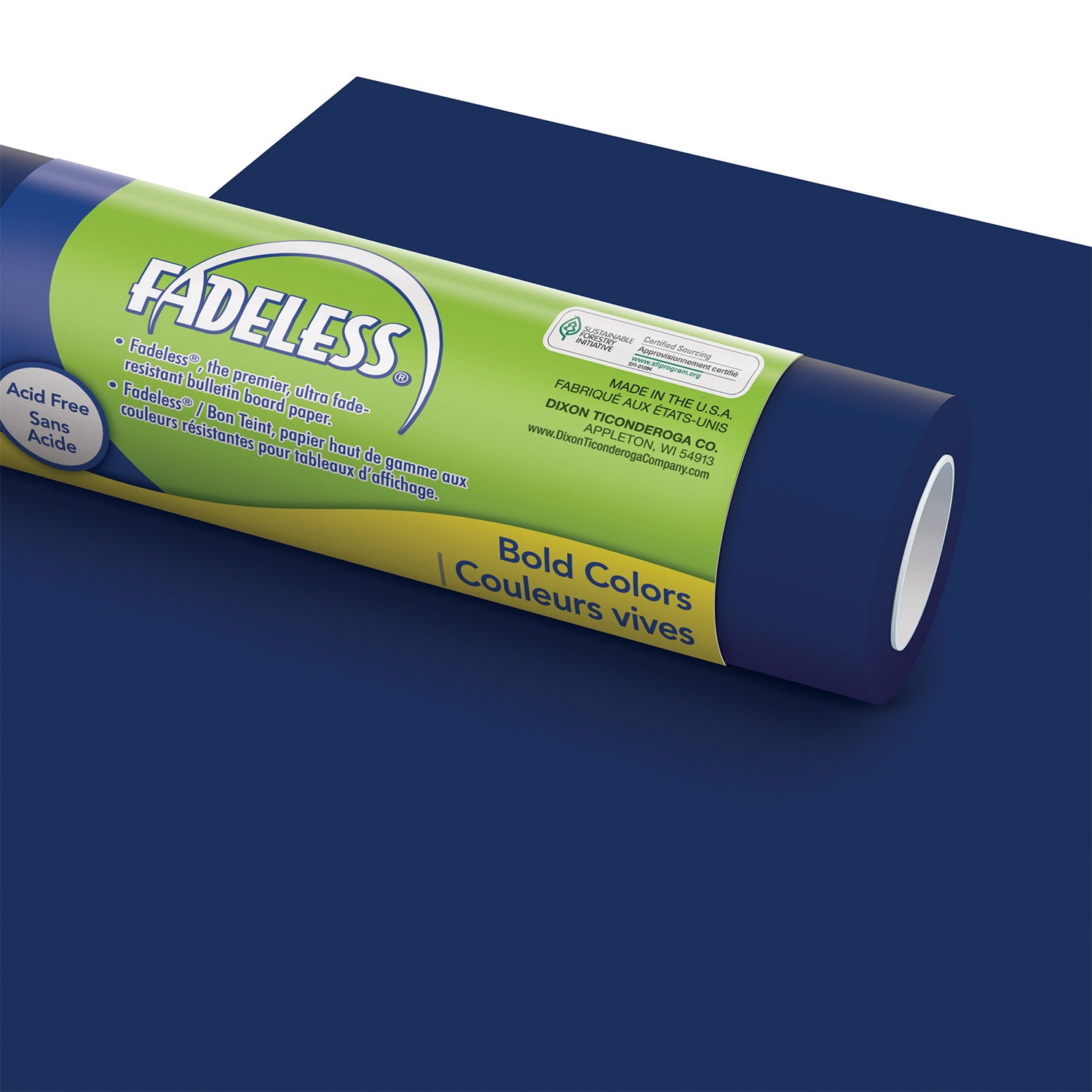 Bulletin Board Art Paper, Royal Blue, 48" x 50', 1 Roll