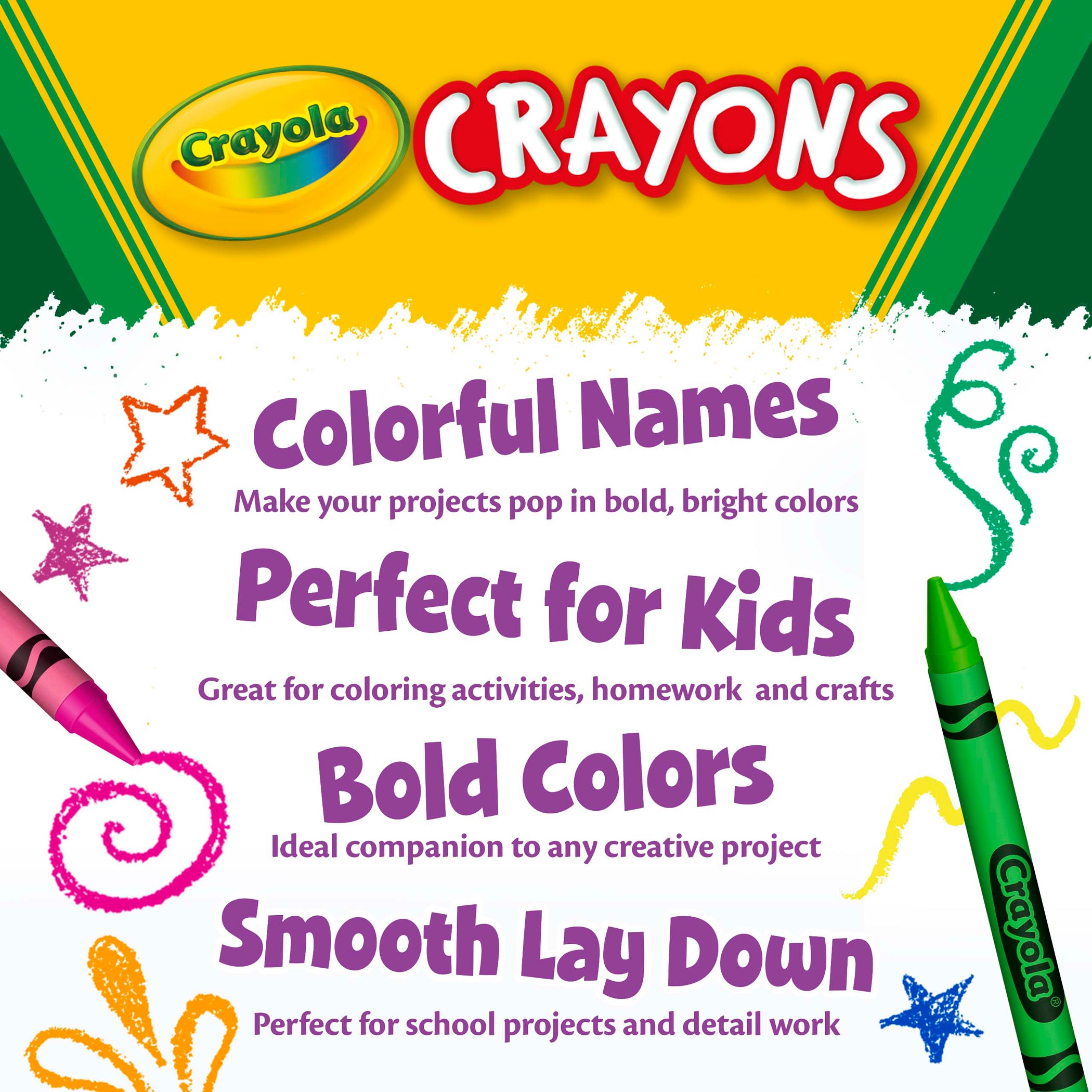 Crayons, Regular Size, 48 Count