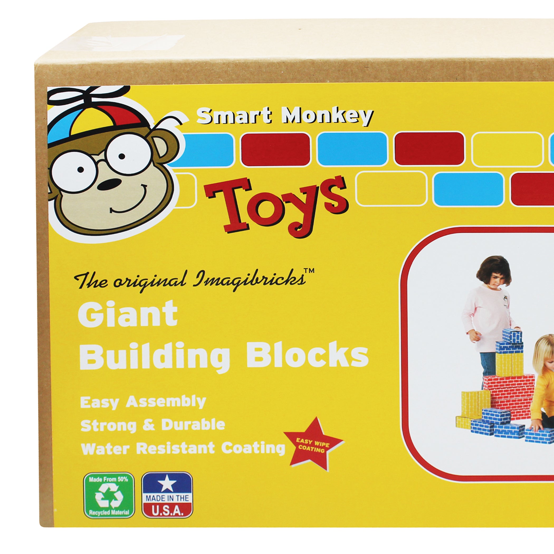 ImagiBRICKS™ Giant Building Block Set, 24 Pieces