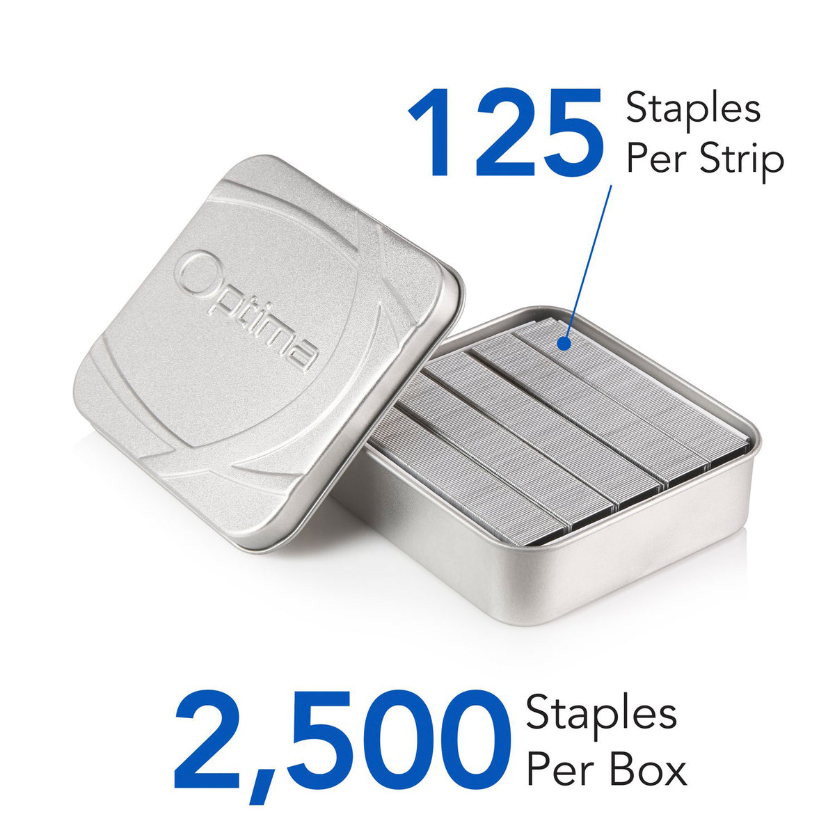 2500BX HGH CAP STAPLES 3/8 LEG LEN
