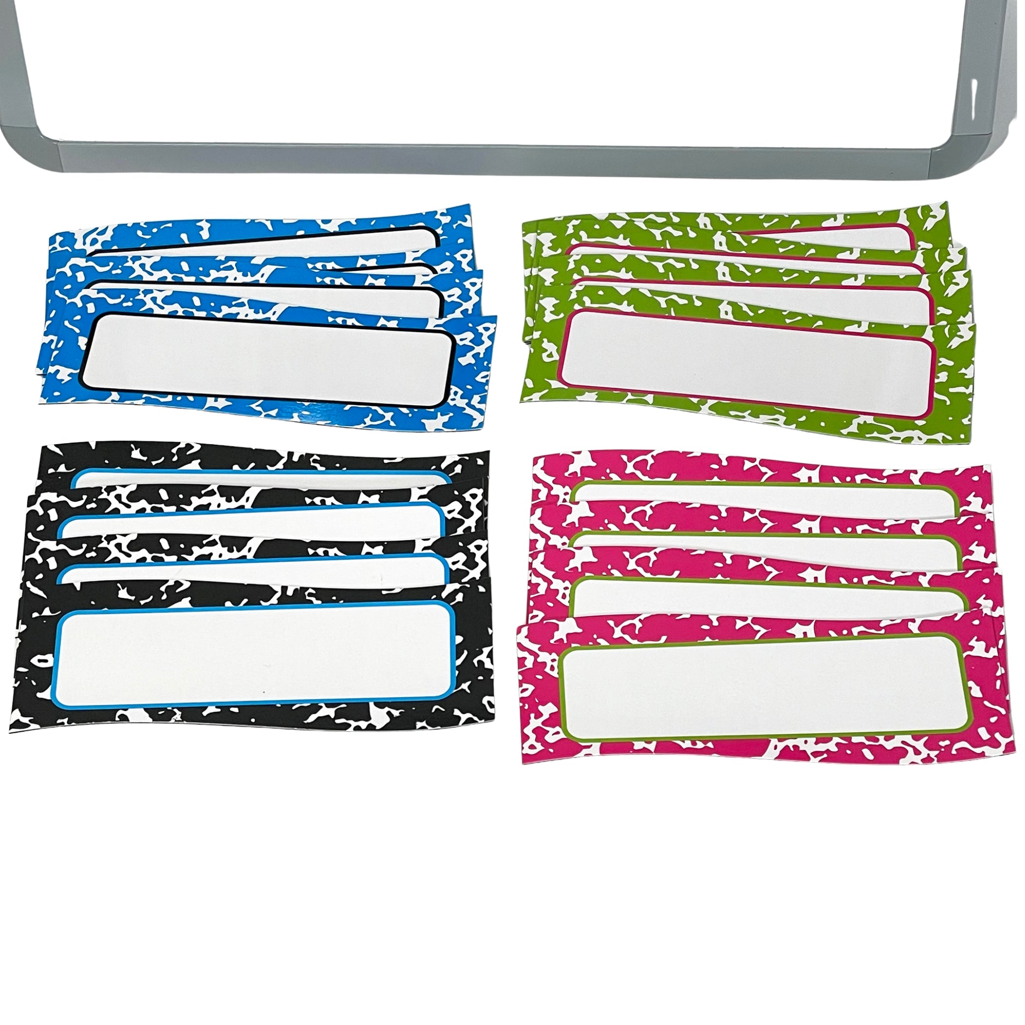 FLAG CUT MAGNETIC NAME PLATES 20CT