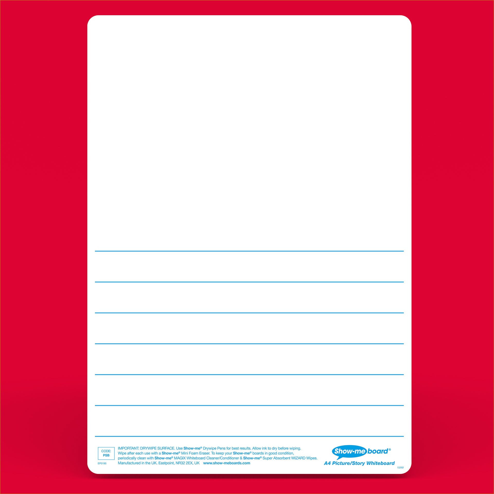 Bulk Box of 100 x Picture Story 8" x 12" Lapboards, with Pens, Erasers, Cleaner