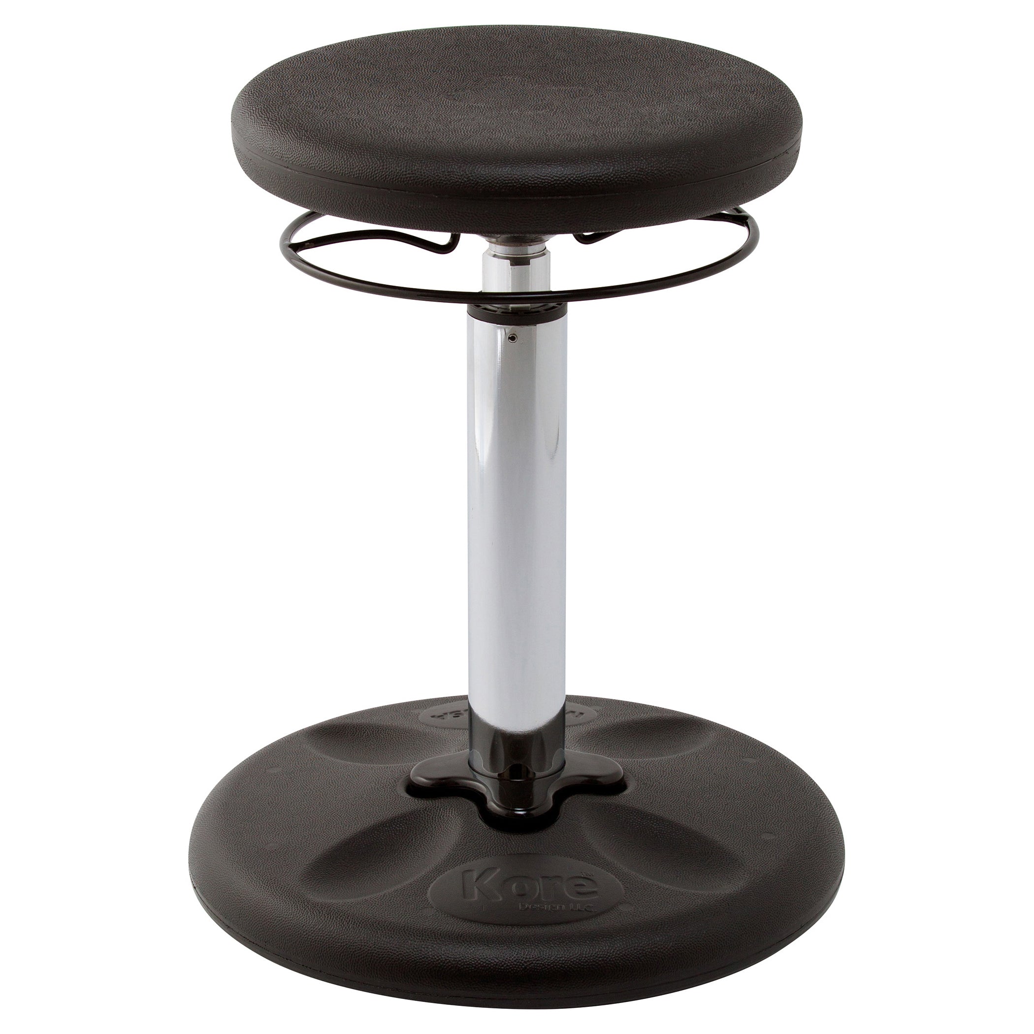 Kids Adjustable Tall Wobble Chair 16.5-24", Black