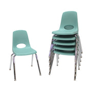 16" Stack Chair with Swivel Glides - Seafoam