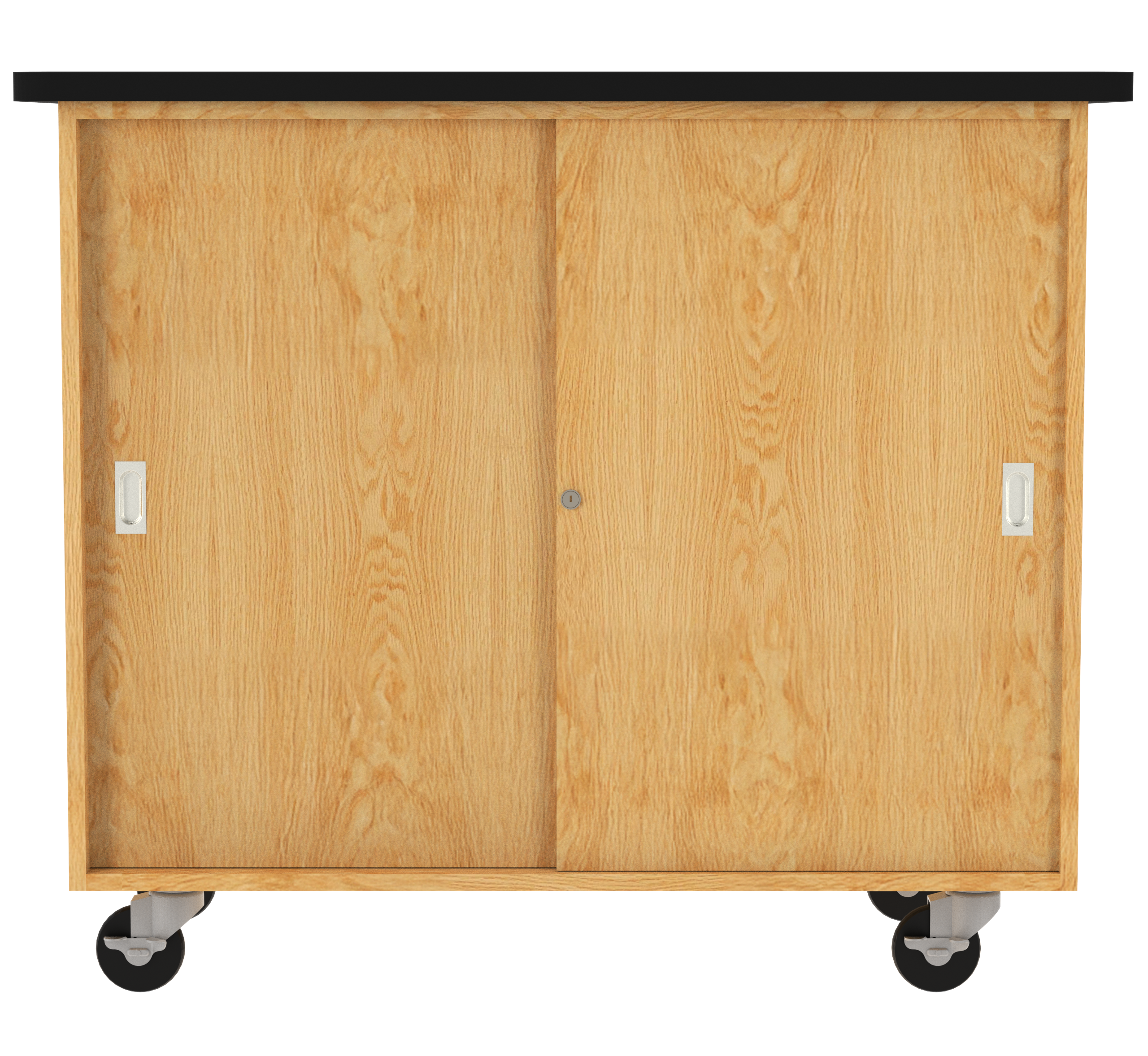 Perpetulab Balance Cabinet - Red Oak, 48"W x 24"D x 40"H