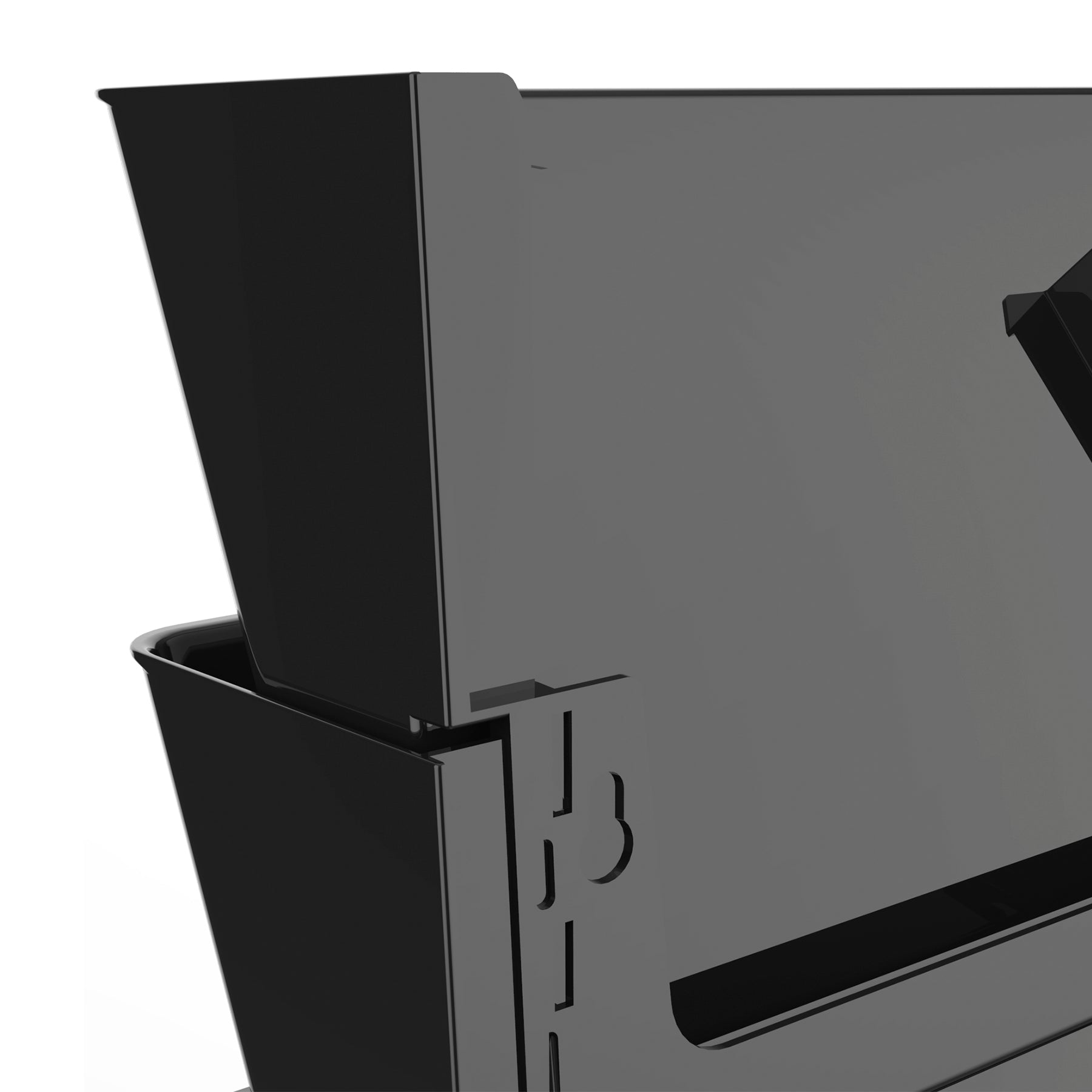 Unbreakable Wall Files, Legal, Black, Set of 3