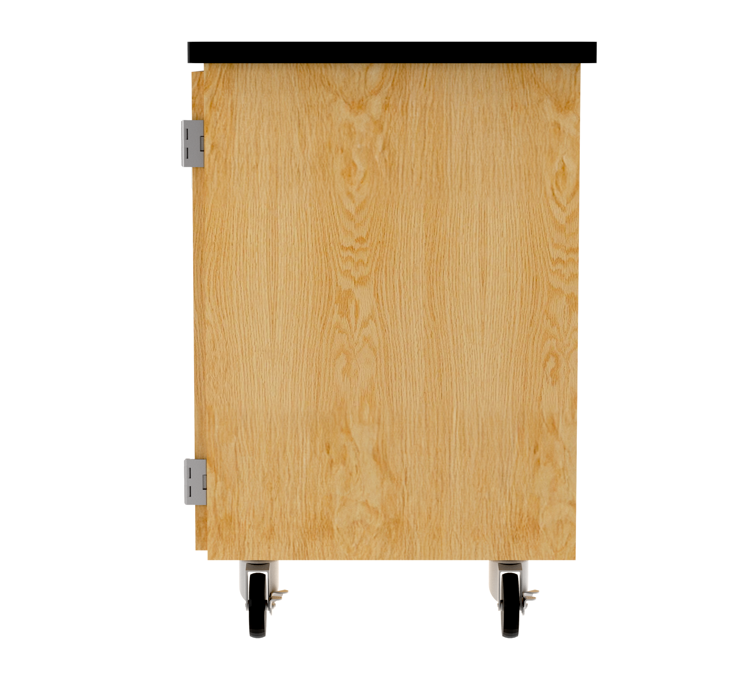 Access Touchdown Mobile Storage Cabinet - Red Oak, 36"W x 24"D x 36"H