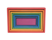 Wooden Rainbow Architect Rectangles - Set of 7