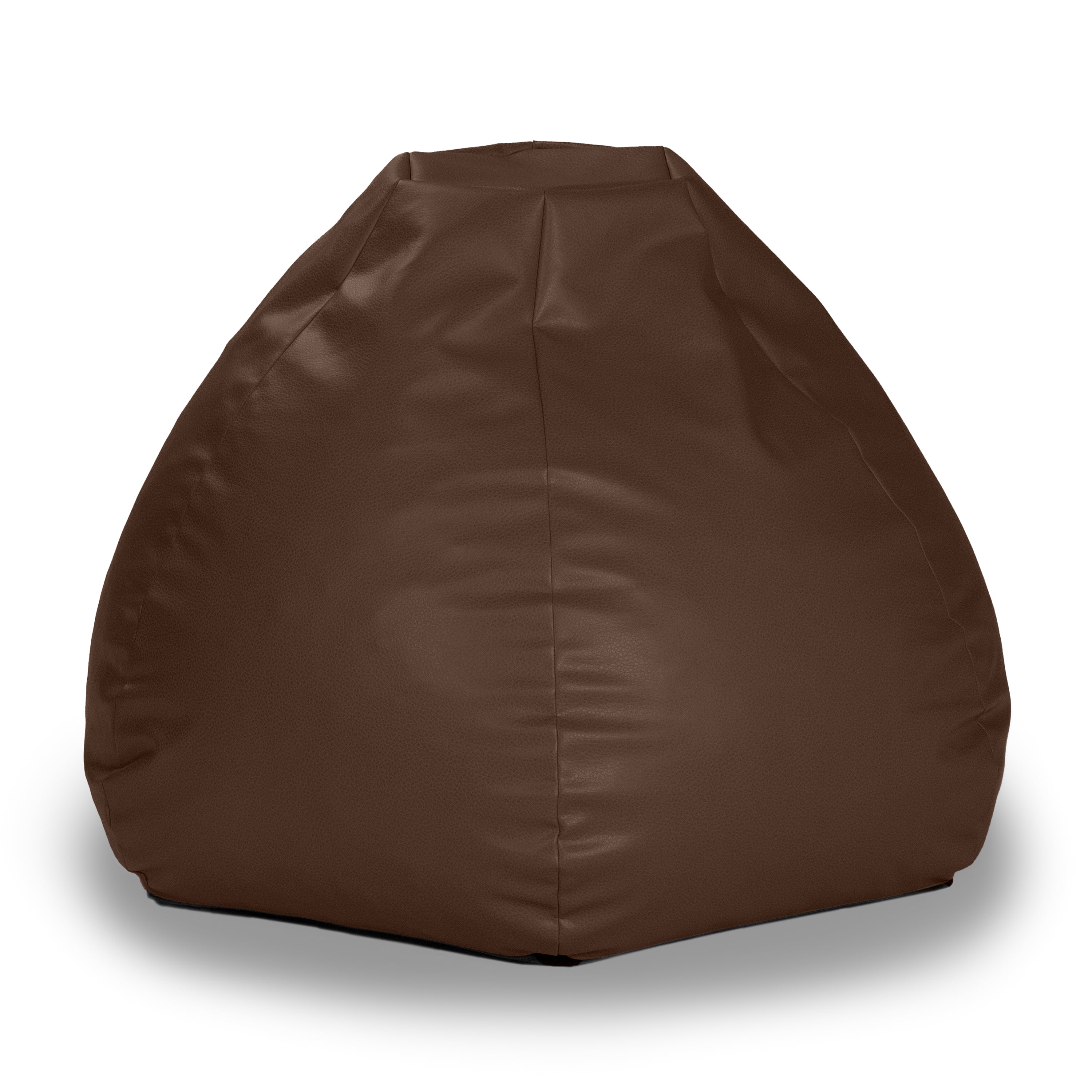 Atrium Collection Pazi Pod - Designer Foam Bean Bag Chair for Home Theaters, Offices, Schools, Reception & Waiting Rooms - Faux Leather - Chocolate