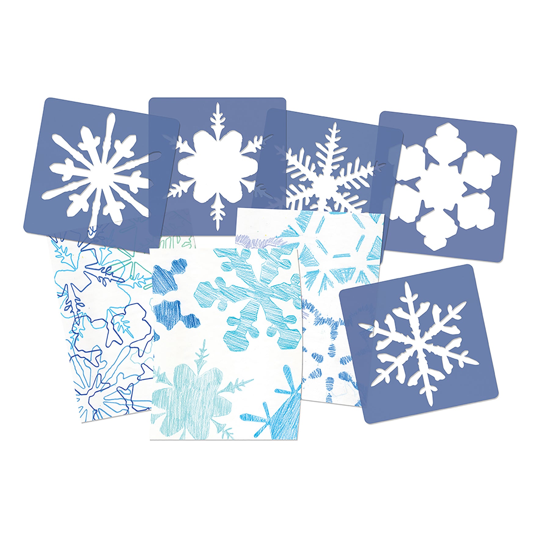 Super Snowflake Stencils, Pack of 12