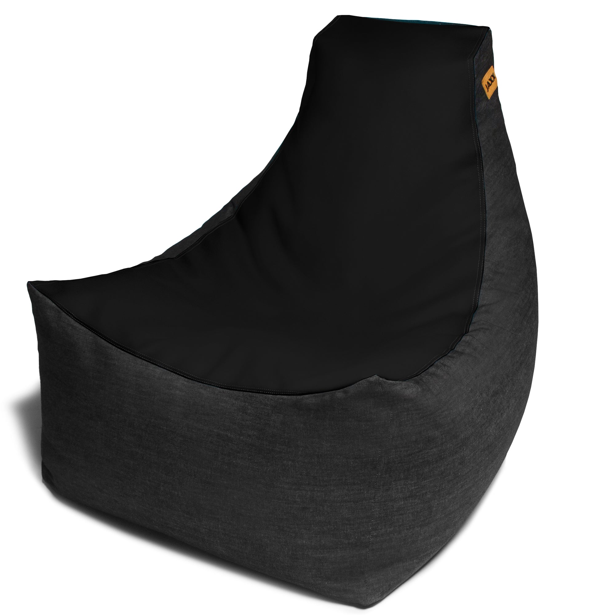 Jaxx Pixel Gamer Chair - Game Room / Home Theater Bean Bag Chair, Black
