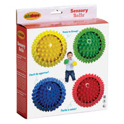 The Original Sensory Balls, Opaque 4" - Set of 4 - Grip, Toss And Roll For Sensory Engagement