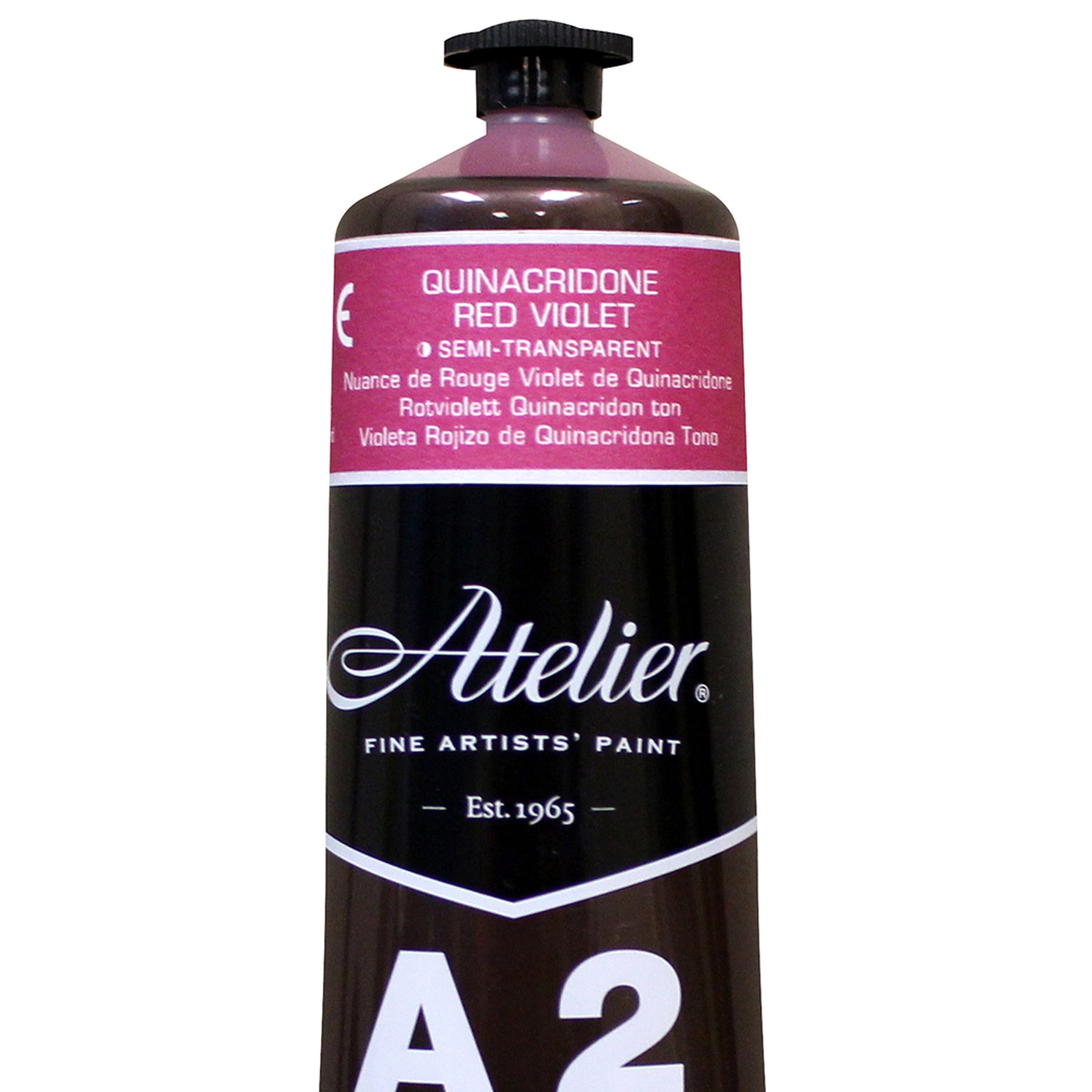 A2 Heavy Body Lightfast Artist Acrylic, 4 oz., Quinacridone Red Violet Hue