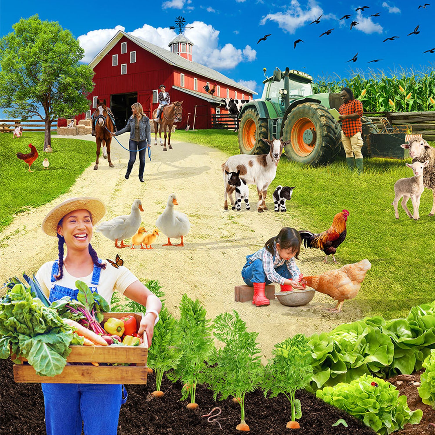 Farmyard Adventure Floor Puzzle