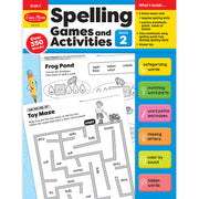 Spelling Games and Activities, Grade 2