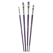 Silver Silk LH 4-Piece Brush Set