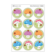 Merry Mushrooms, Dirt scent Scratch 'n Sniff Stinky Stickers®, Pack of 48