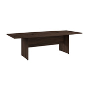 Bush Business Furniture 96-inch Office Conference Table with Wood Base in Black Walnut - 95.19" Width x 42.00" Depth x 28.65" Height