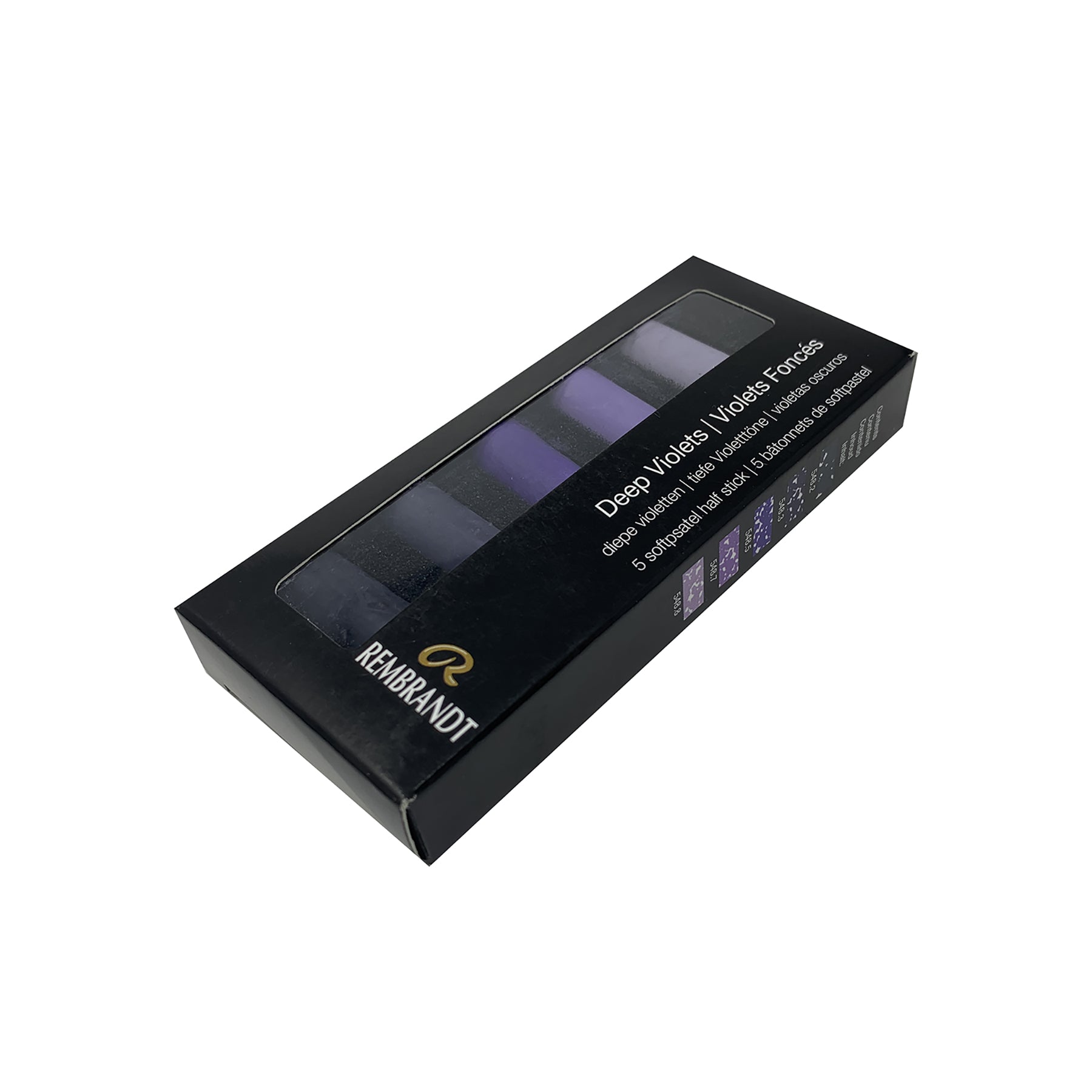 Soft Pastels Micro Sets, 5 Half Sticks, Deep Violets