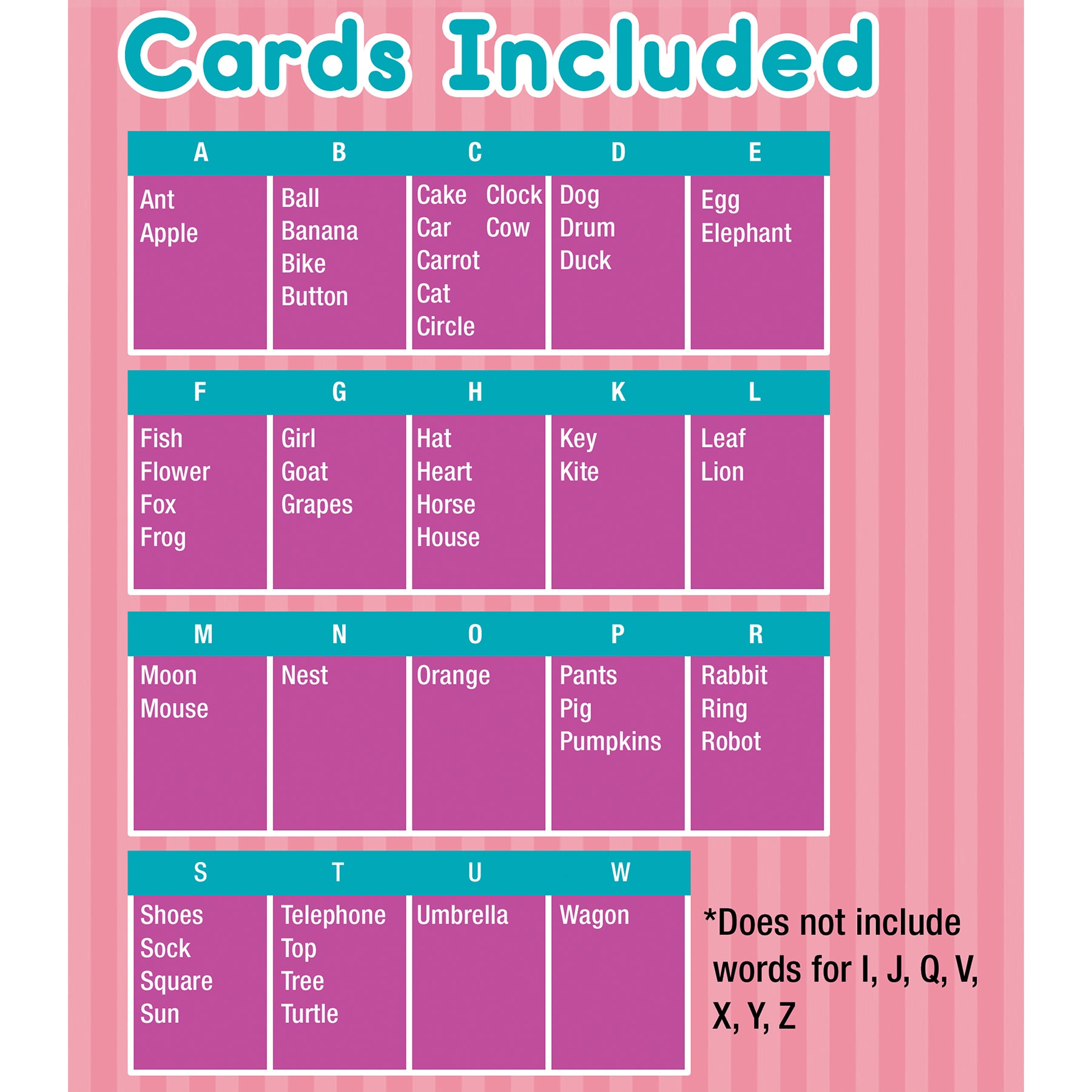First Words Flash Cards, 54 Cards