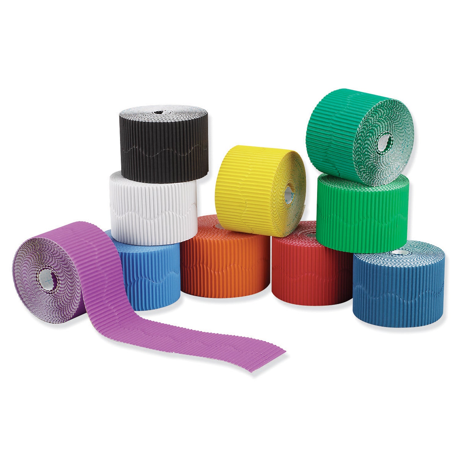 Decorative Border, White, 2-1/4" x 50', 1 Roll