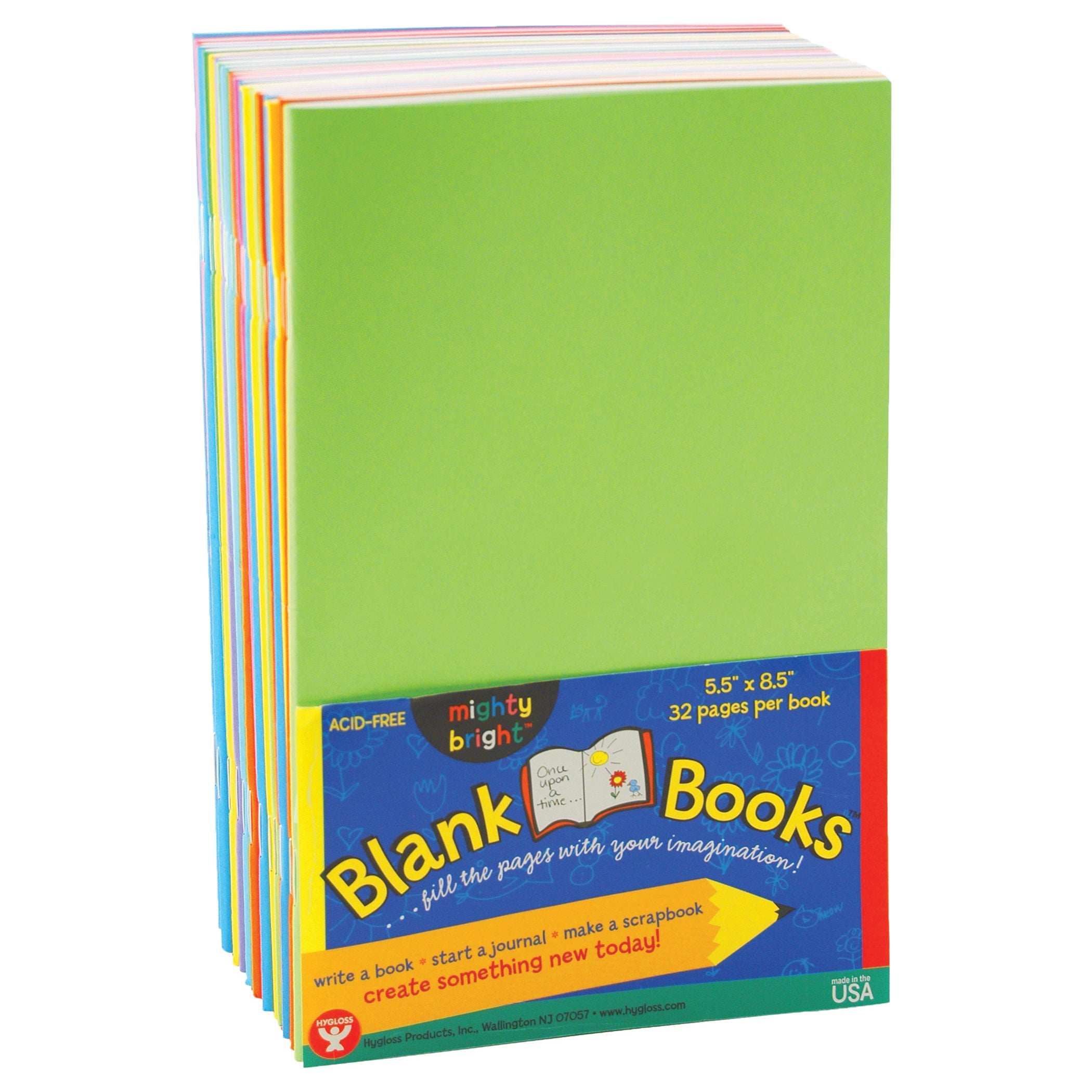 Bright Books - 5.5"x8.5", 32 pages, 20 Books, Asst'd Colors