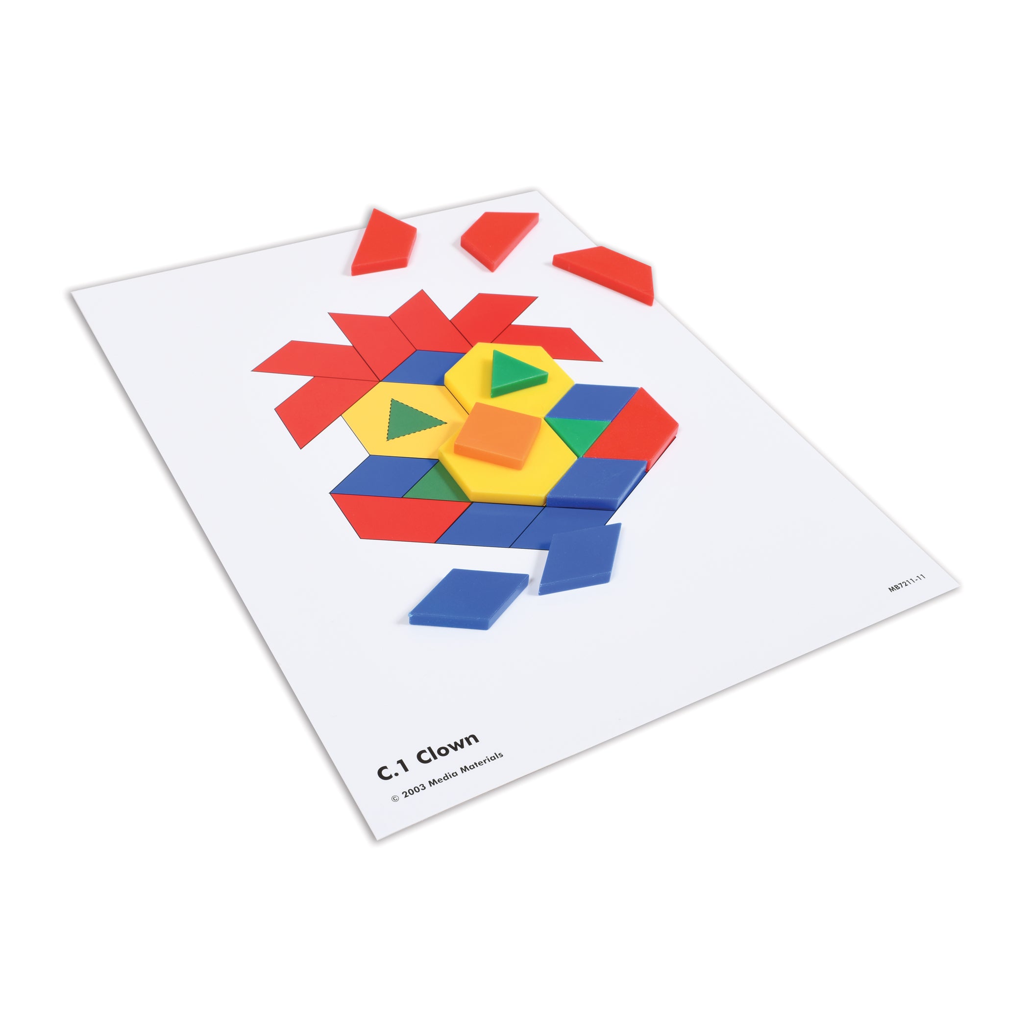 Pattern Block Activity Cards - Set of 20