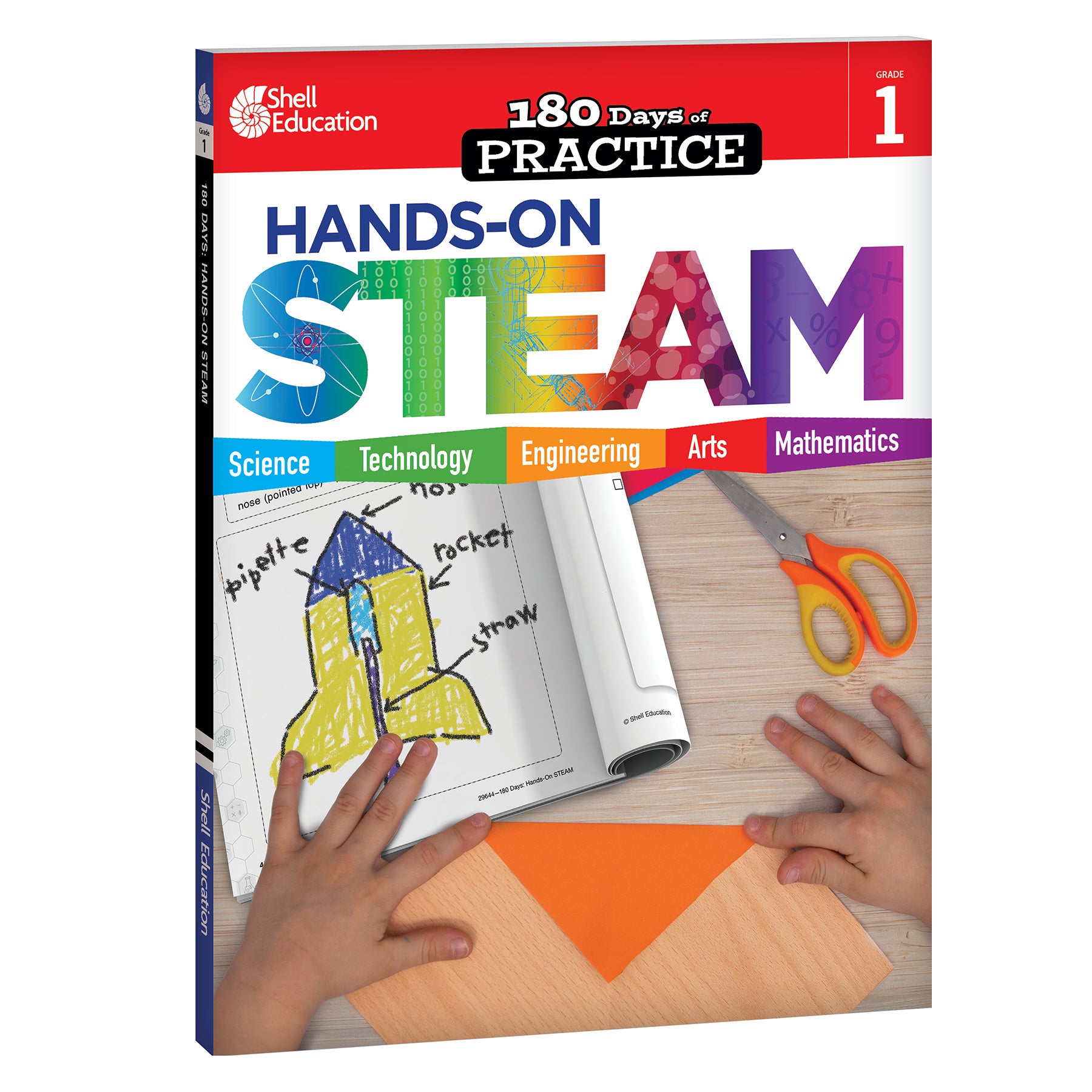 180 Days STEAM, Science, & Math Grade 1: 3-Book Set