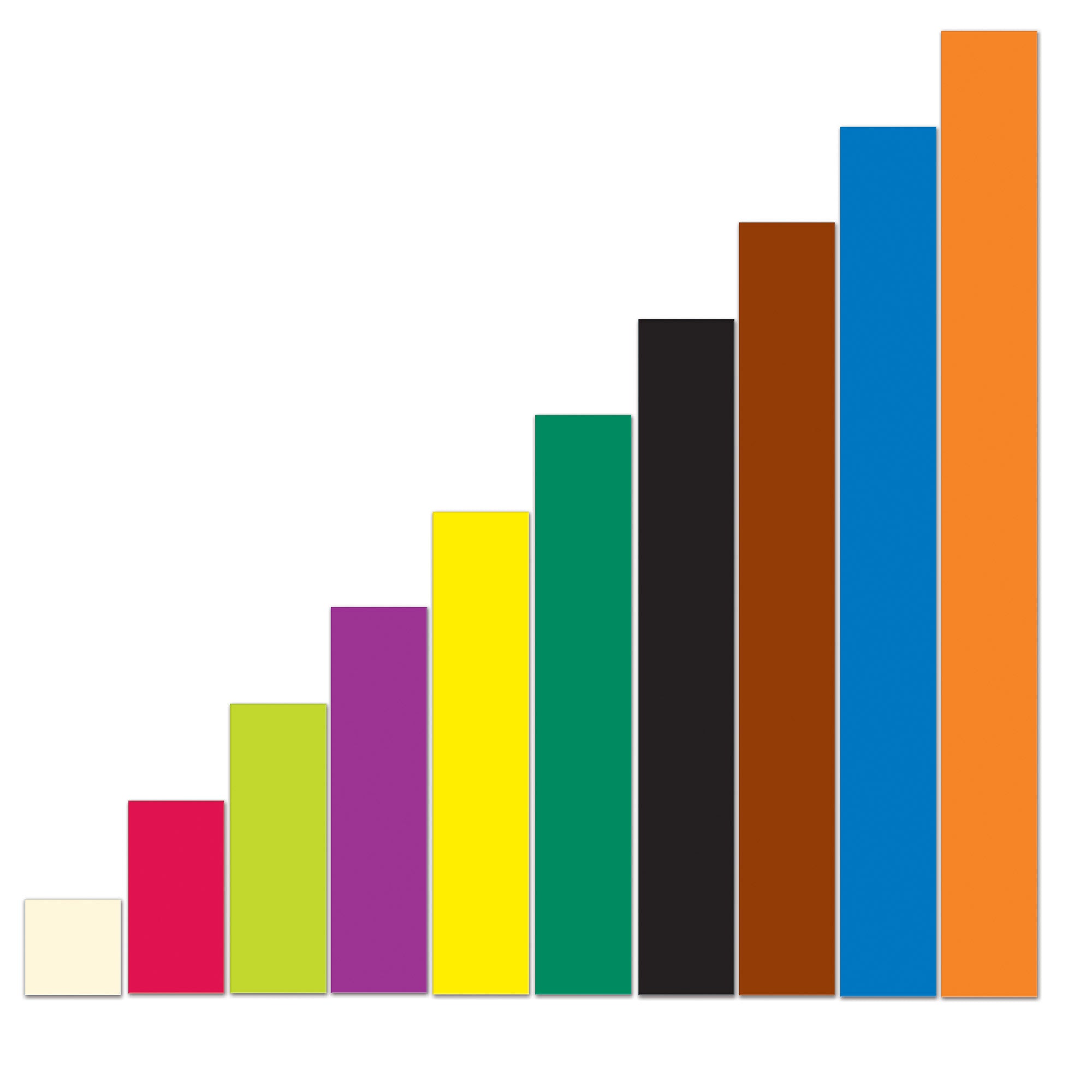 Magnetic Cuisenaire® Rods, Pack of 64