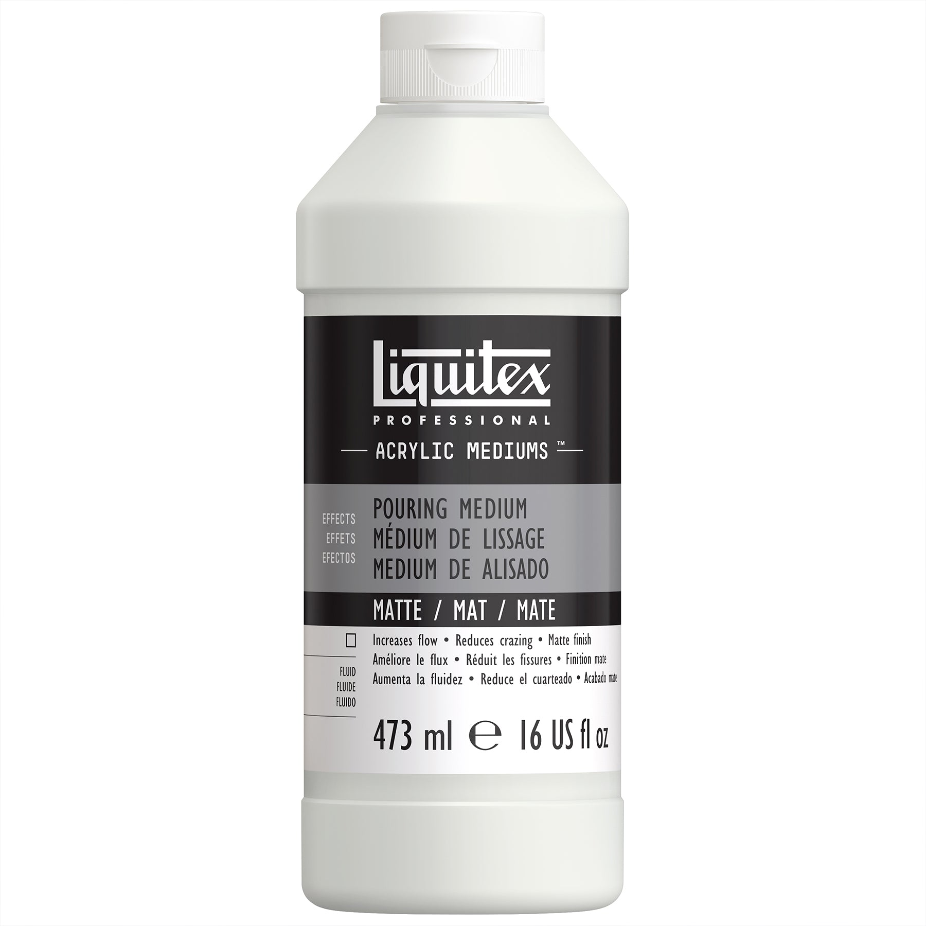 Matte Pouring Medium - 473ml (16 oz)