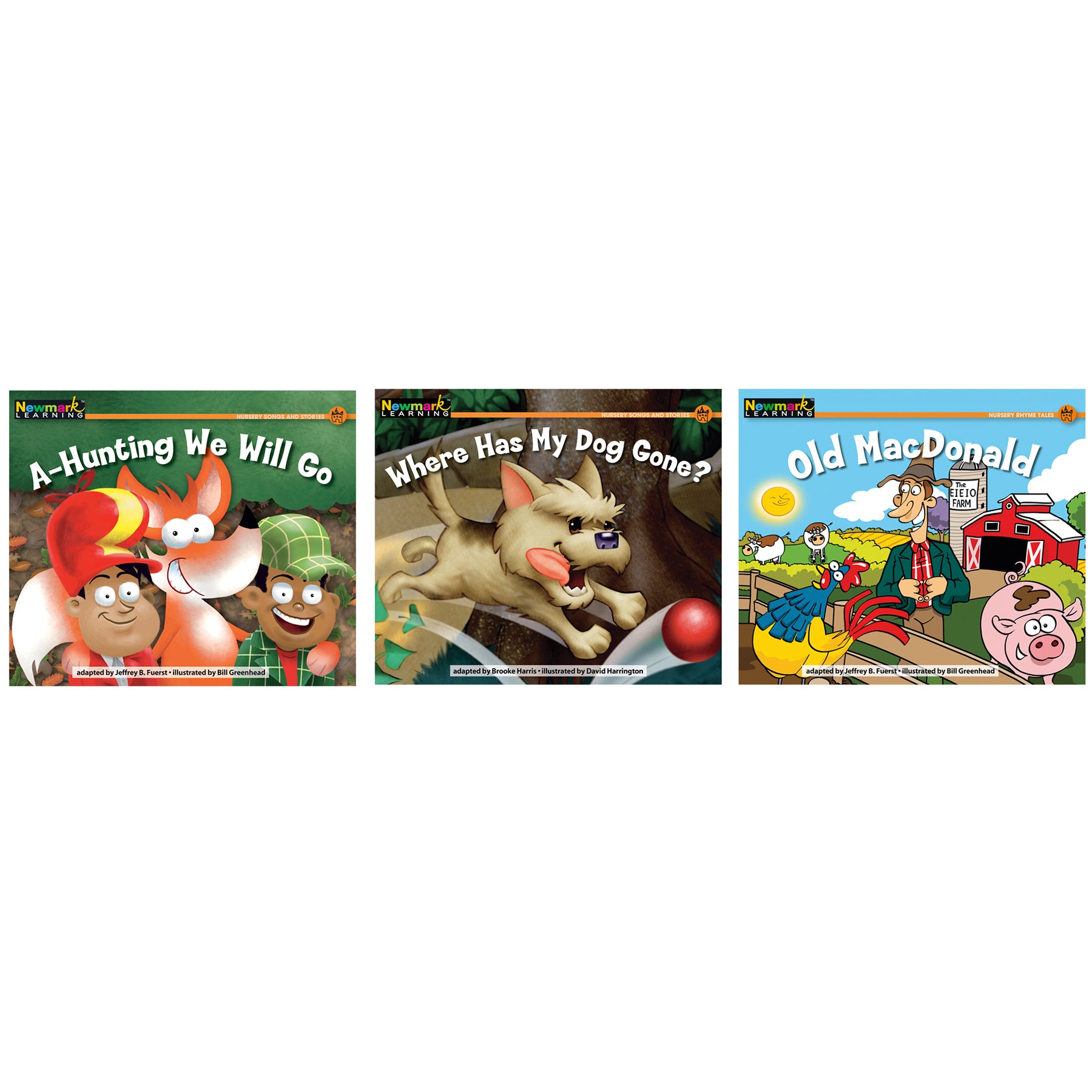 Rising Readers Leveled Book, Nursery Rhyme Songs & Stories, Set of 12