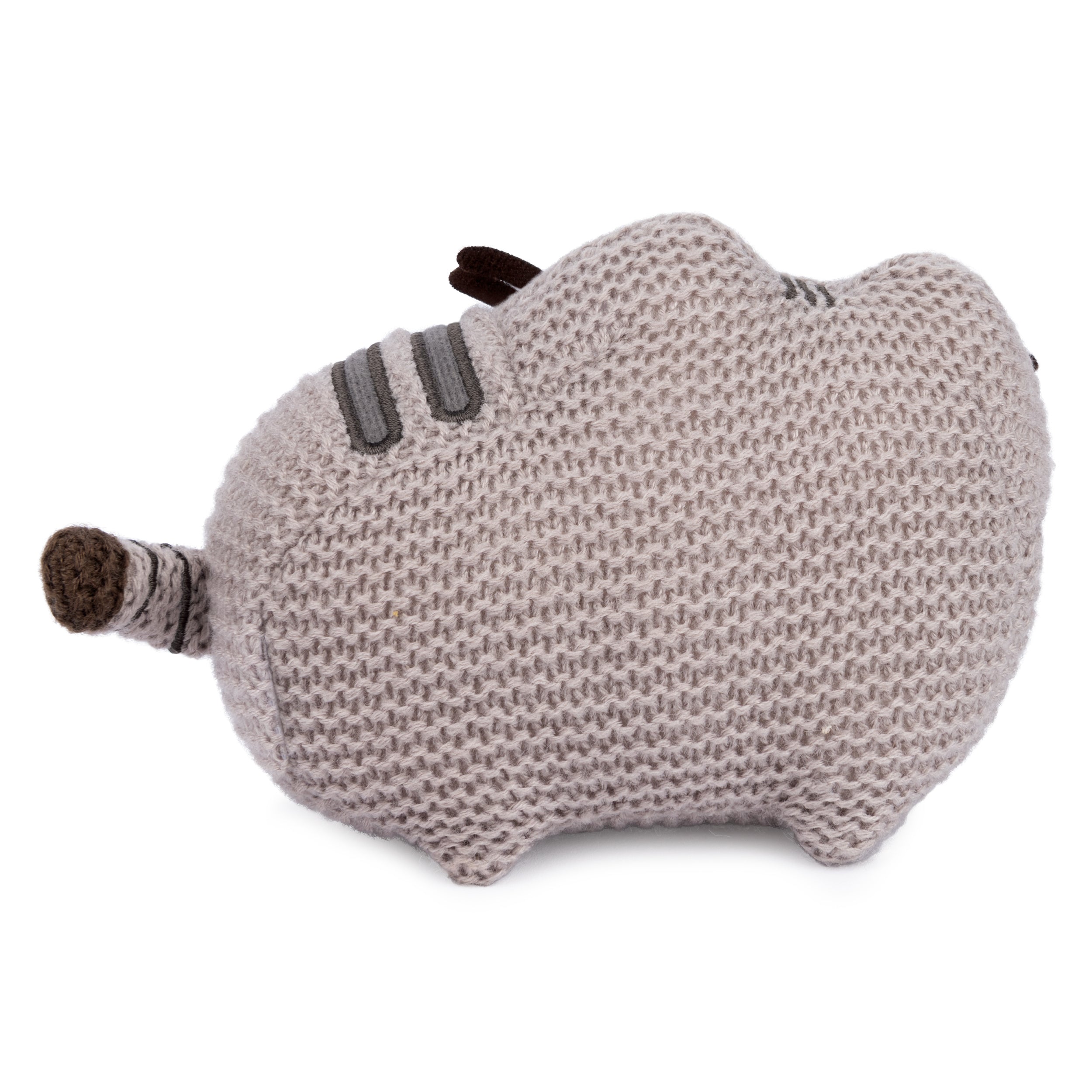 GUND Pusheen the Cat Knit Plush, Stuffed Animal for Ages 8 and Up, Gray, 6”