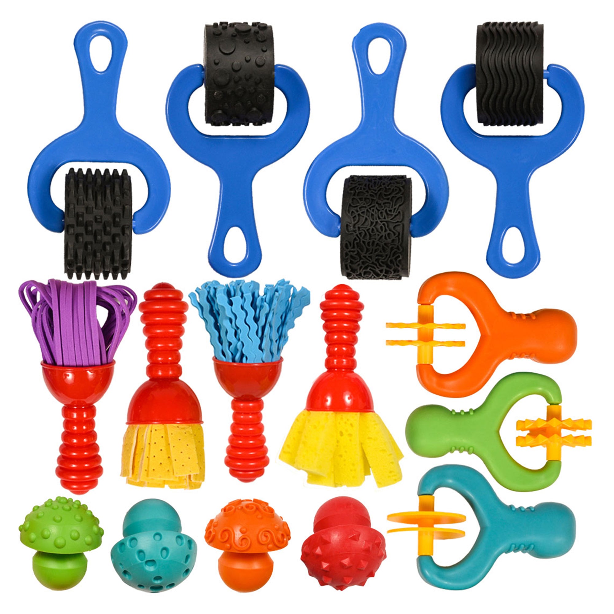 Squish 'N' Roll Paint & Dough Tools, Set of 15