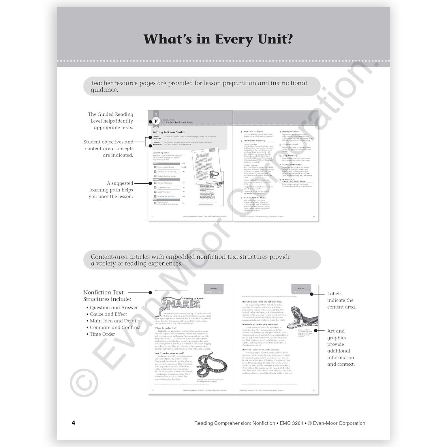 Reading Comprehension: Nonfiction, Grade 4