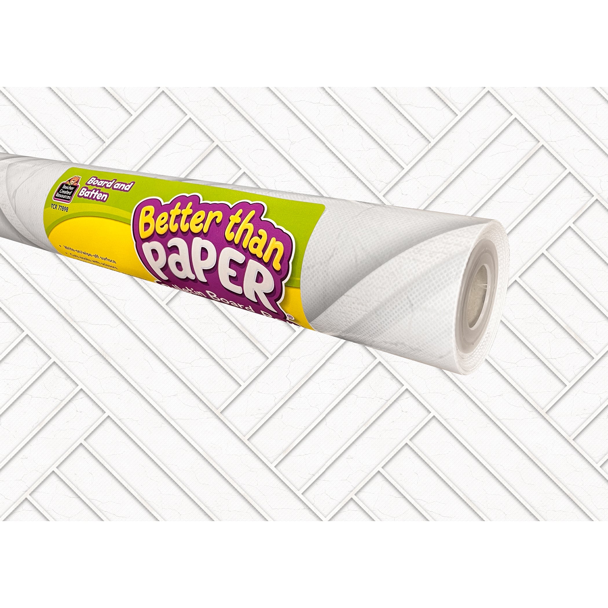 Better Than Paper® Bulletin Board Roll, Board and Batten, 4-Pack