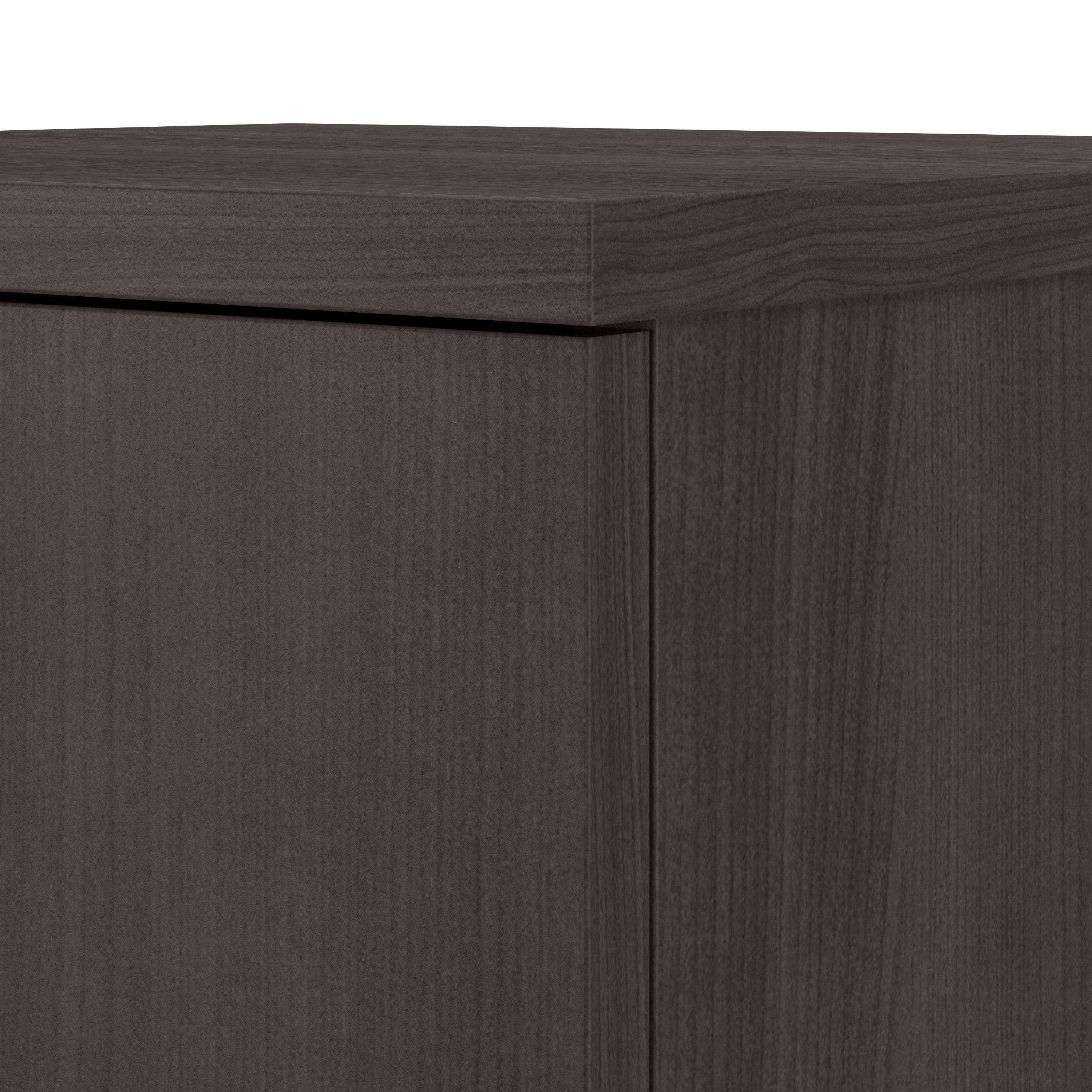 Bush Business Furniture Universal Floor Storage Cabinet with Drawers in Storm Gray - 28.35" Width x 24.69" Depth x 33.98" Height