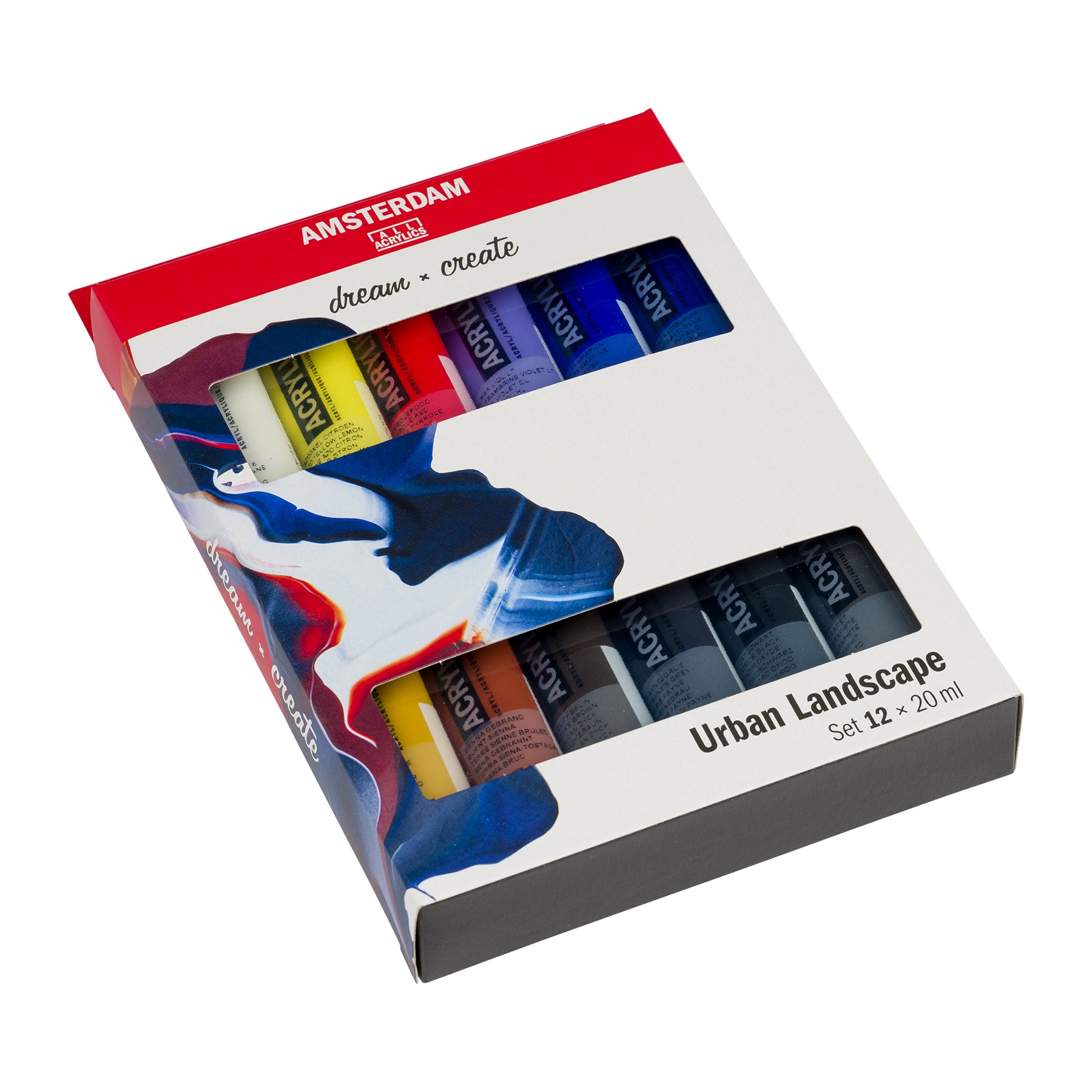Standard Acrylic Urban Landscape Set, 12 x 20mL