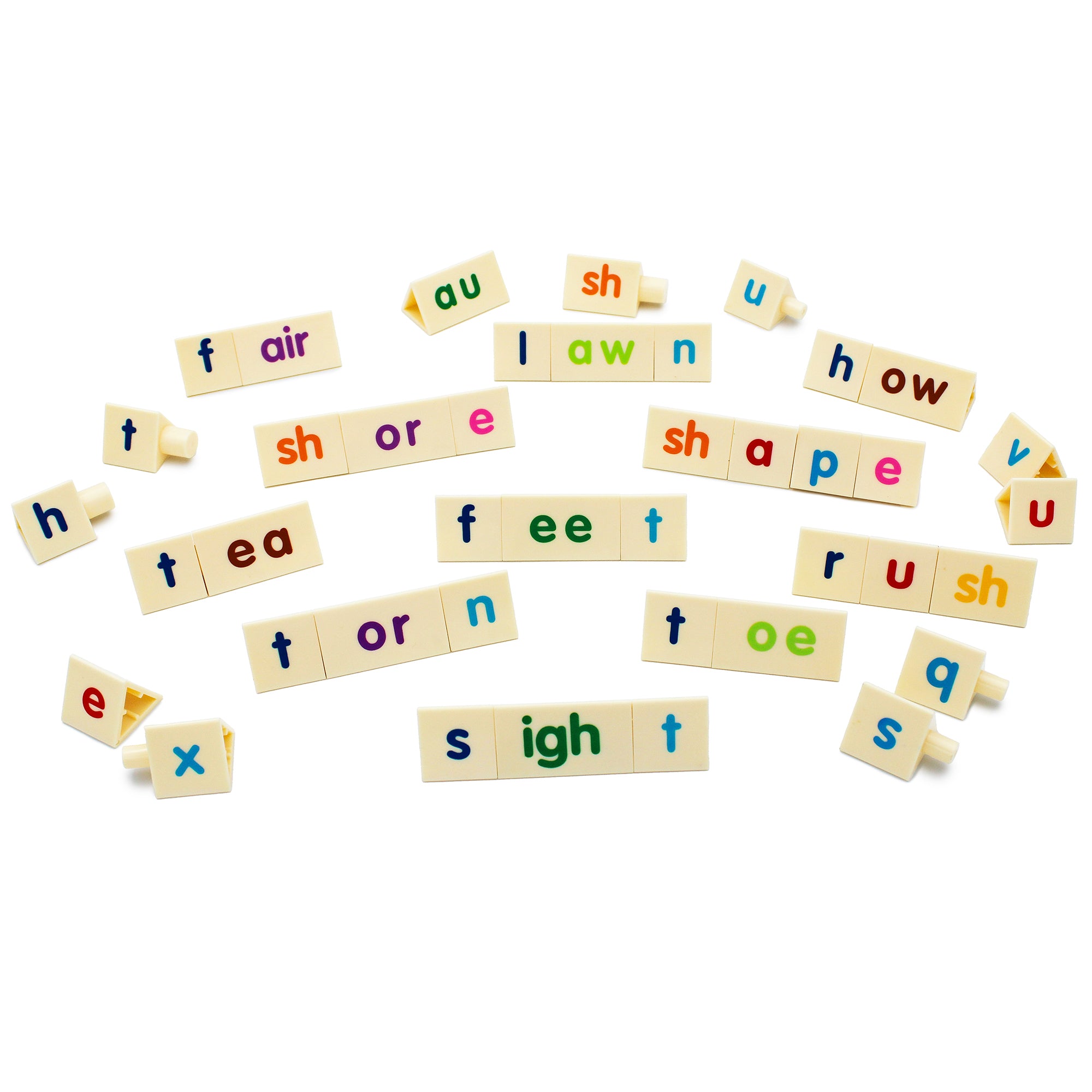Phonics Tri-Blocks Tub, 90 Pieces