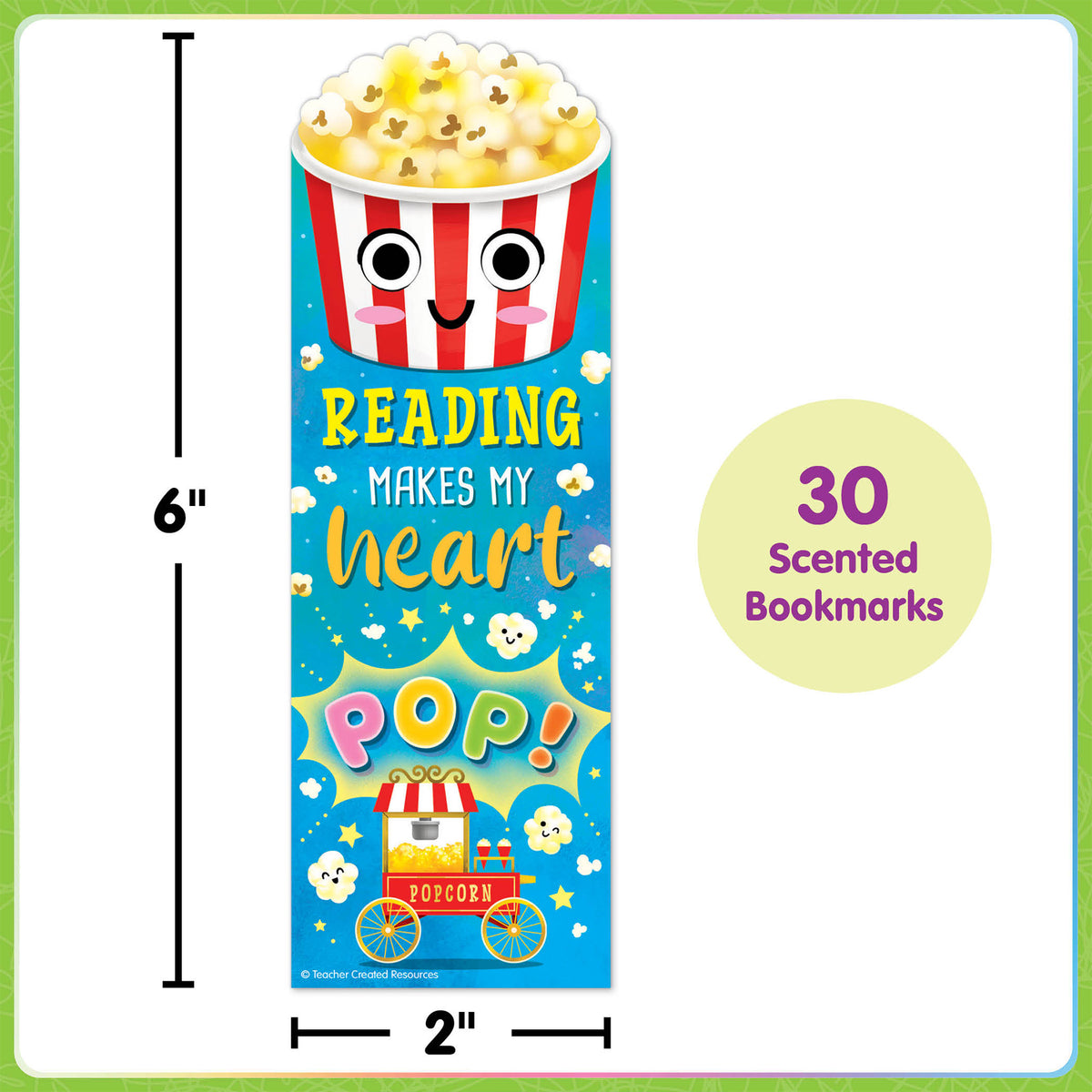 POPCORN SMELLY BOOKMARKS