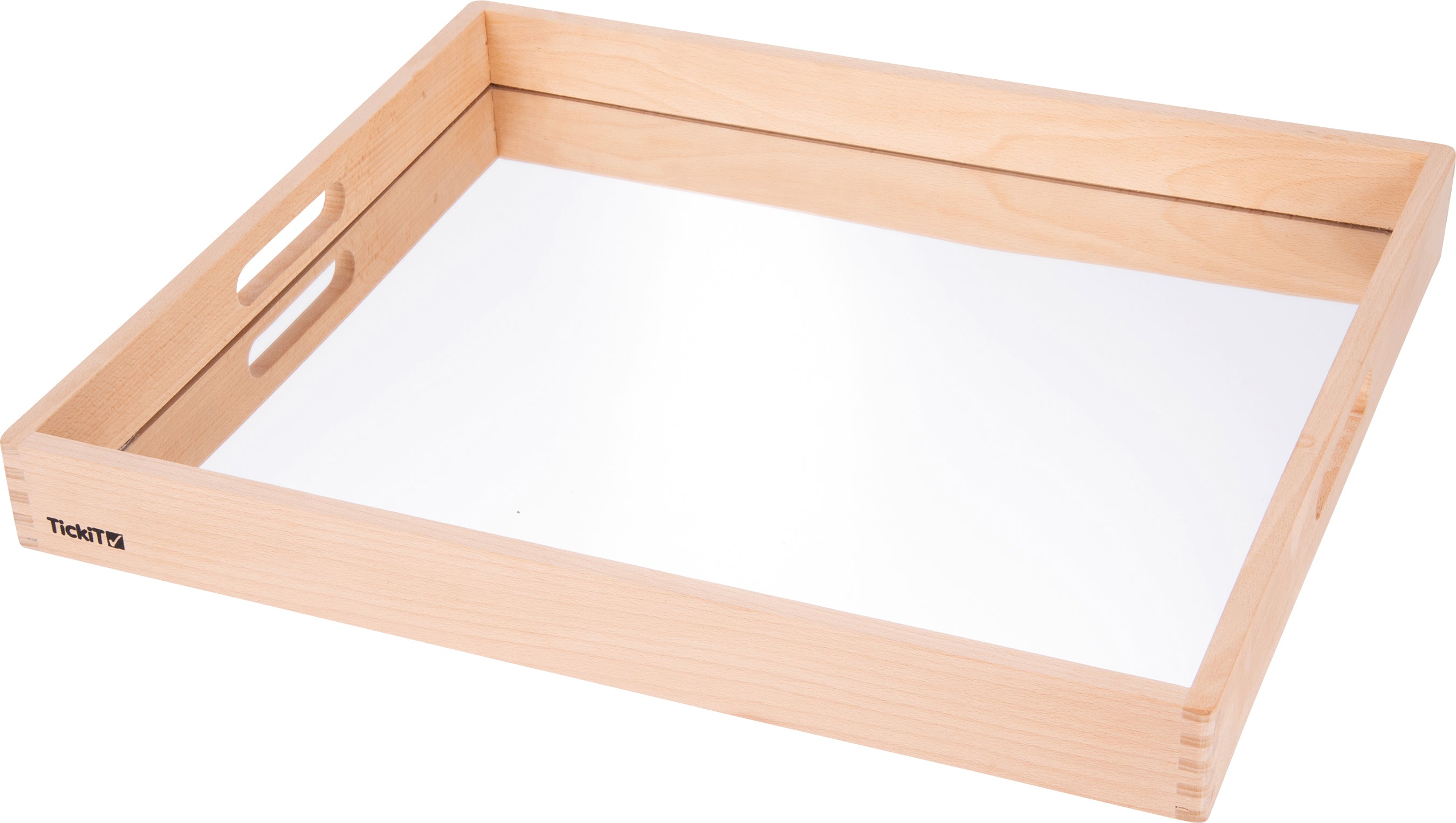 Wooden Mirror Tray - Explore Reflection, Symmetry and Patterns
