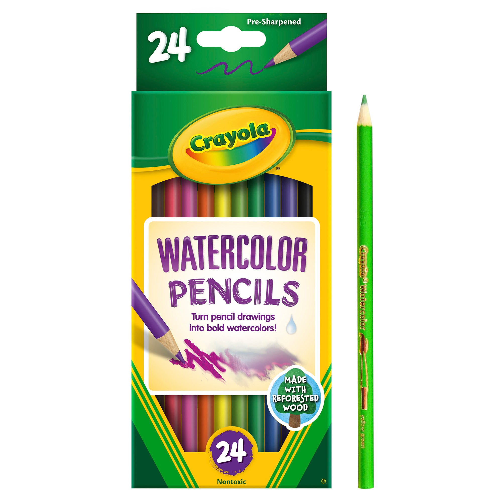 Watercolor Pencils, 24 Count