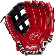 Rawlings Sure Catch Series Youth Bryce Harper Signature 11.5-Inch Baseball Glove - Right Hand Thrower - Scarlet