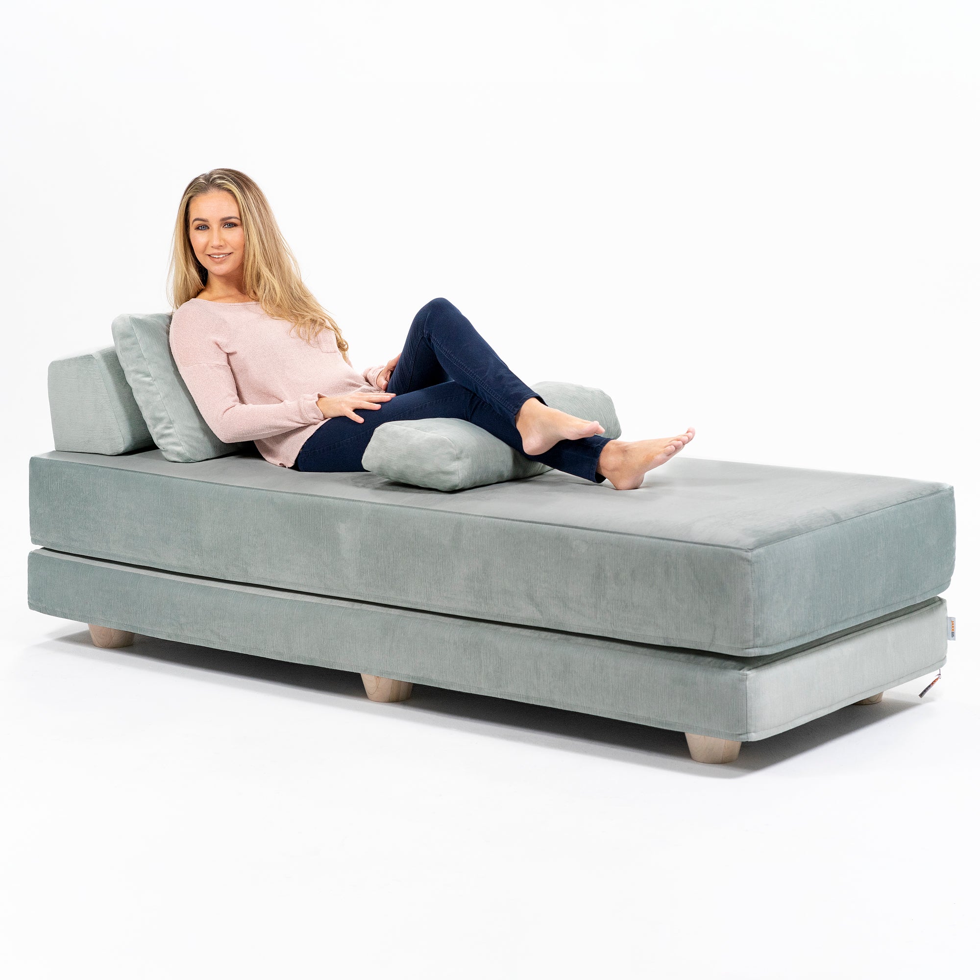 Jaxx Balshan Chaise Lounge Daybed, Ice