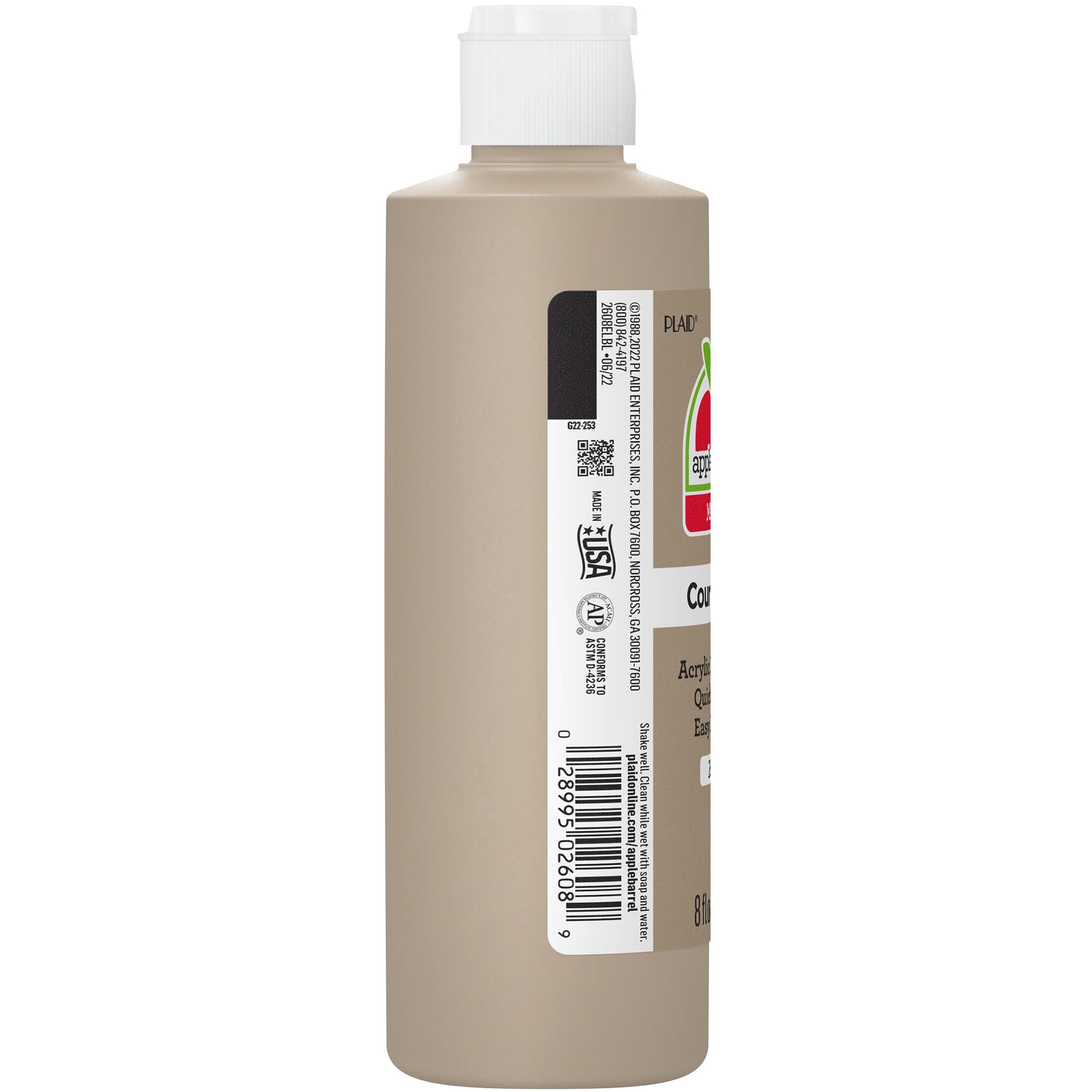Acrylic Paint Matte, 8oz., Country Tan