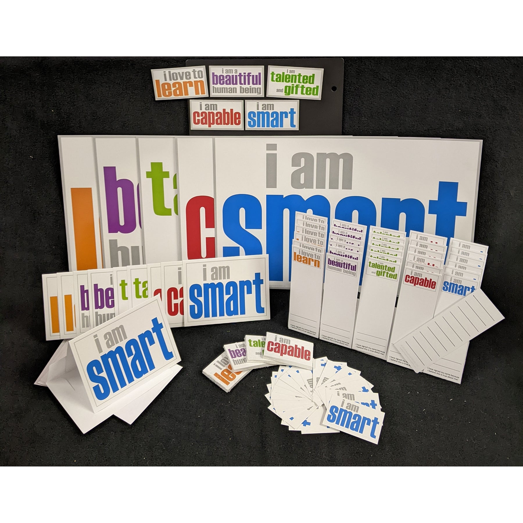 Self-Esteem Ultra Booster Set, Posters, Magnets, Notes, Page Keepers, Note Cards, 150 Pieces