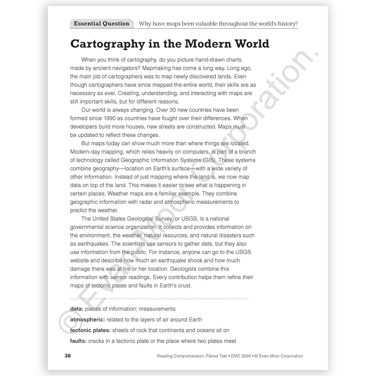 Reading Comprehension: Paired Text, Grade 6