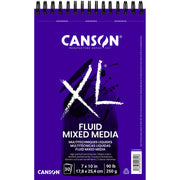 XL Series Mixed Media Pad, Top Wire Binding, 30 Sheet, 7x10 inch, 1 Count