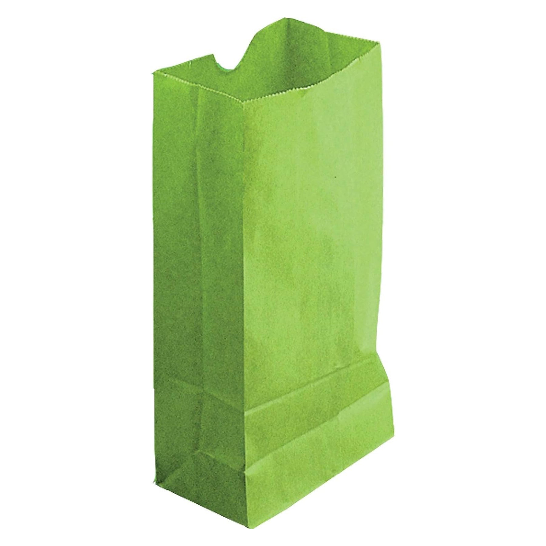 Paper Bags Size #6 - 50 per pkg, Lime Green